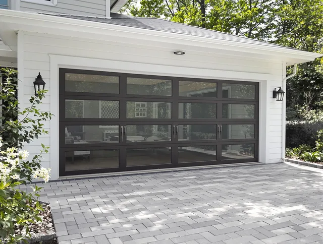 Lake Elsinore Garage Door Repair design specialist presenting custom garage door options to Lake Elsinore homeowner
