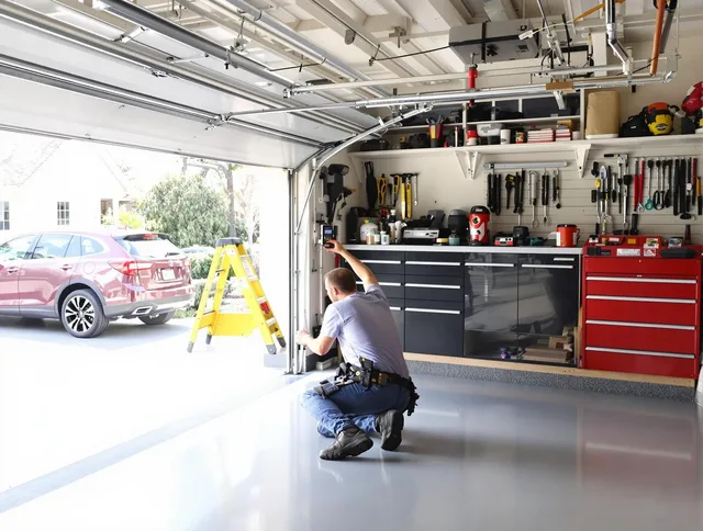 Local garage door repair service by Lake Elsinore Garage Door Repair in Lake Elsinore