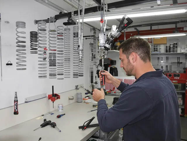 Lake Elsinore Garage Door Repair safety certified technician performing precision spring replacement in Lake Elsinore
